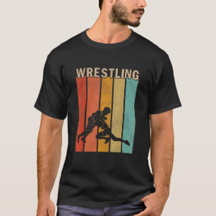 Camiseta Luta Distressed Homens Mulheres Fofa Luta Retrô