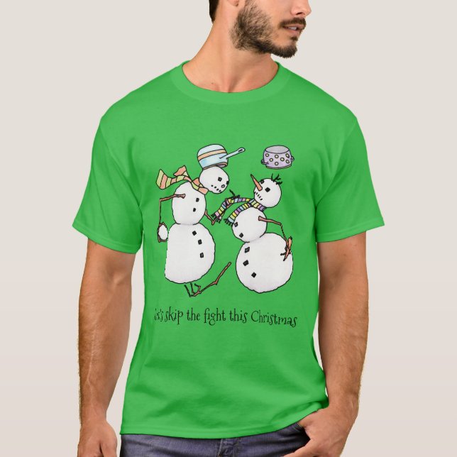Camiseta Luta do boneco de neve (Frente)