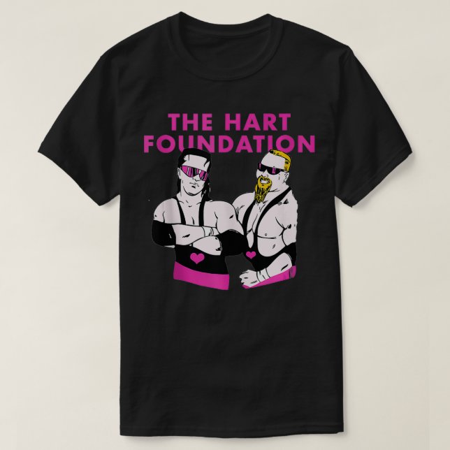 Camiseta Luta do Hart Foundation (Frente do Design)