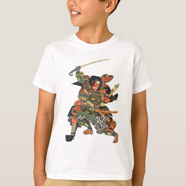 Camiseta Luta dos guerreiros do samurai (Frente)