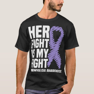 Camiseta Luta É A Minha Luta Contra A Fibromialgia Sensibil