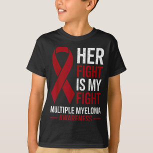 Camiseta Luta é luta conscientização do câncer de mieloma m