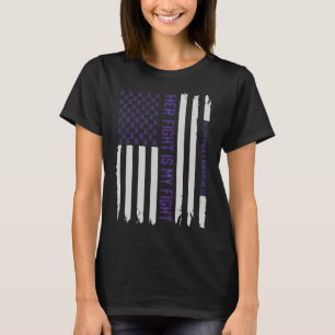 Camiseta Luta É Minha Luta Contra O Alzheimer Sensibilizaçã