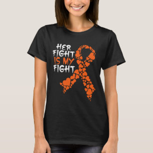 Camiseta Luta É Minha Luta Pelo Amor Do Apoio a leucemia