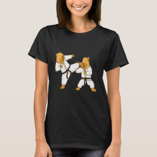 Camiseta Luta engraçada de Capivara Artes Marciais Karatê M