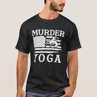 Camiseta Luta Engraçado Assassinato Yoga Luta Lov