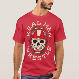 Camiseta Luta Homens Reais Lutam Humor Esportivo