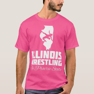 Camiseta Luta Illinois da Luta estatal dos EUA