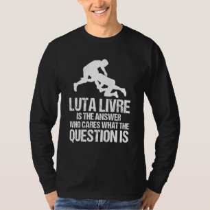 Camiseta Luta Livre Responde Quem Se Preocupa Com O Grau De