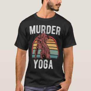 Camiseta Luta Livre Vintage Assassinato Yoga Assobiador Hum