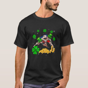 Camiseta Luta Livre Vintage Dia de São Patrício Trevo Irlan