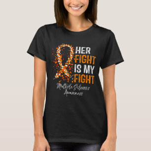 Camiseta Luta luta esclerose múltipla conscientização mulhe