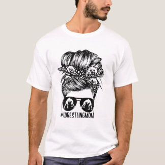Camiseta Luta Mamãe Messy Bun Sport Mãe Life