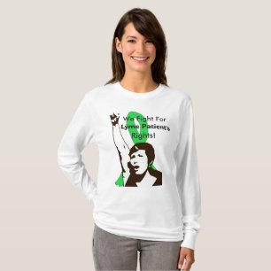 Camiseta Luta pela doença de Lyme Direitos dos Doentes