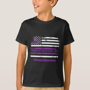 Camiseta Luta Pela Sua Sobredosagem Na Vida Sensibilização