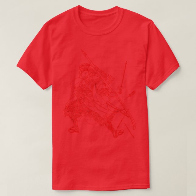 Camiseta luta samurai (Frente do Design)