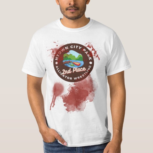 Camiseta Luta T-Shirt da cidade de Hagerstown Park (Frente)