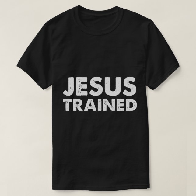 Camiseta Luta treinada por Jesus (Frente do Design)