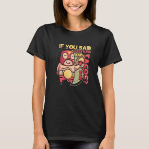 Camiseta Lutador Comilão Se Você Disse Luta e Tacos