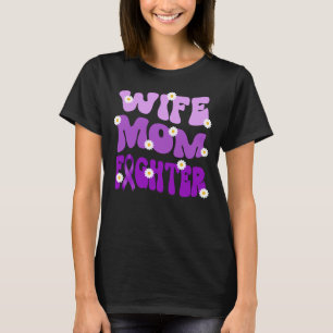 Camiseta lutador da esposa leiomiosarcoma LMS