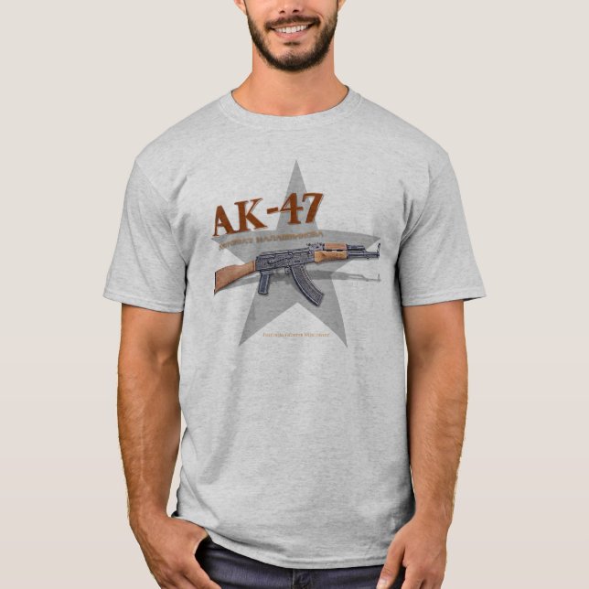 Camiseta Lutador da liberdade de AK-47 no mundo inteiro (Frente)