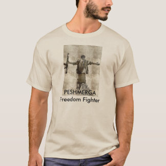Camiseta Lutador da liberdade de PESHMERGA