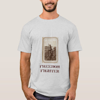 Camiseta Lutador da liberdade (t-shirt cinzento)
