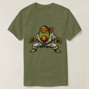 Camiseta Lutador de Abacate — Street Fighter Retro Vintage