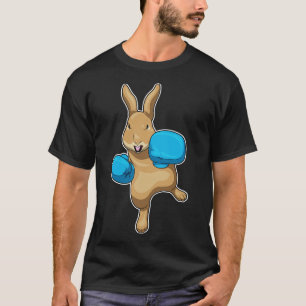 Camiseta Lutador de coelho Luvas de boxe Boxe 1