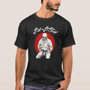 Camiseta Lutador de Jiu Jitsu Esqueleto Jiu Jitsu Brasilei
