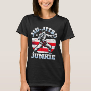 Camiseta Lutador de Jiu-Jitsu Jujutsu Ju-Jitsu BJJ Brasilei