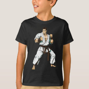 Camiseta lutador de Karate Kyokushin - Artes Marciais Japon