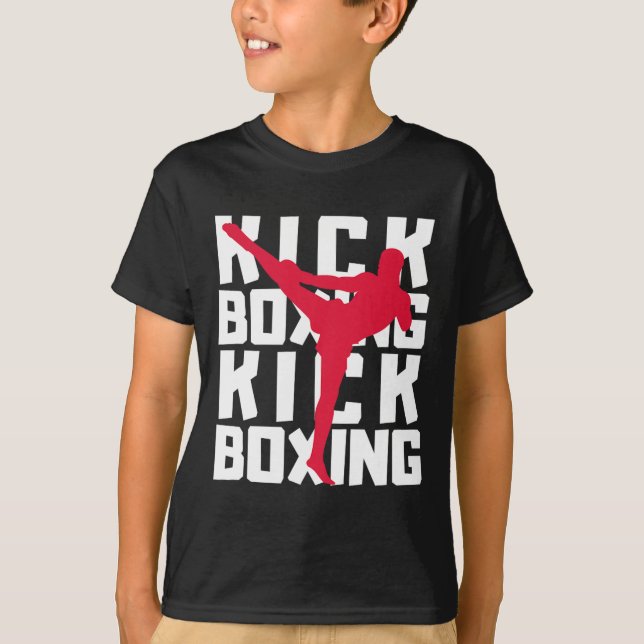 Camiseta Lutador de Kickboxing  (Frente)