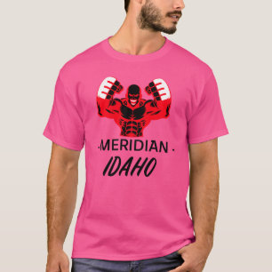 Camiseta LUTADOR DE MMA DE MERIDIAN IDAHO Oversized