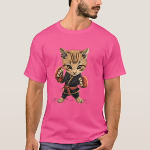 Camiseta lutador de Muay Thai Cat sobre Muay Thai