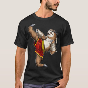 Camiseta lutador de Muay Thai de preguiça