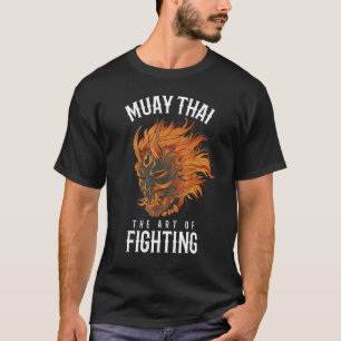 Camiseta Lutador de Muay Thai Oni Máscara Oni de Boxe Taila