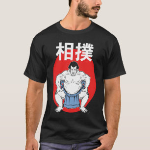Camiseta Lutador de Sumô Boxeador Japonês ou Atleta