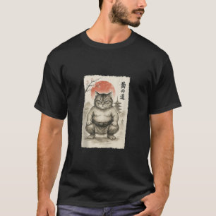 Camiseta Lutador de Sumô Gordo e Engraçado Arte Japonesa Su