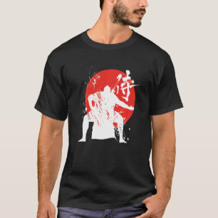 Camiseta Lutador de Sumô Kanji Japonês Japão Luta