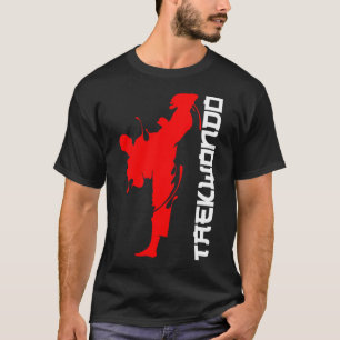 Camiseta Lutador de Taekwondo Artes Marciais Chutes de Cabe