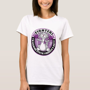 Camiseta Lutador do gato da fibrose cística