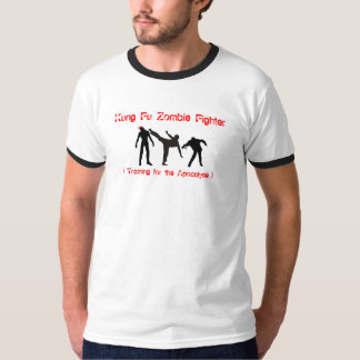 Camiseta Lutador do zombi de Kung Fu