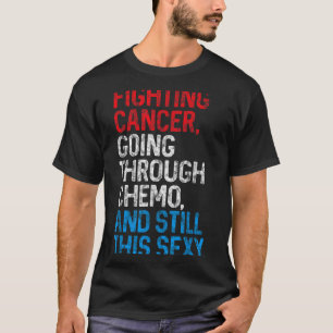 Camiseta lutador engraçado contra o câncer