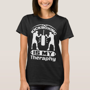 Camiseta Lutador engraçado dizendo que kickboxing é minha c