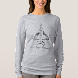 Camiseta Lutador super do zangão F-18