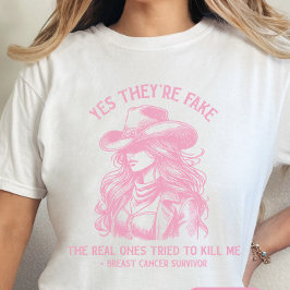 Camiseta Lutadora Contra o Câncer, Sobrevivente de