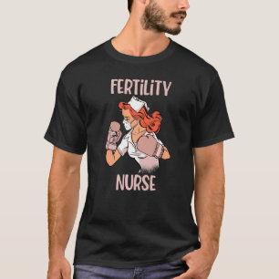 Camiseta Lutadora de Luvas de Boxe Enfermeira de Fertilidad
