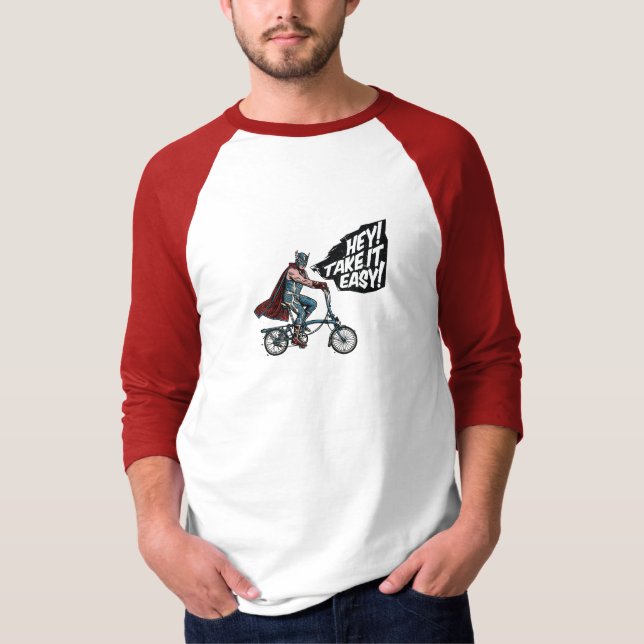 Camiseta Lutadores de Bicicleta Dobrável (Frente)