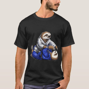 Camiseta Lutadores de Jiu-Jitsu de Preguiça